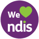 Vivir Healthcare We Love NDIS Logo